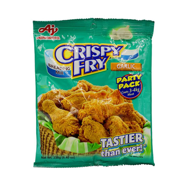 Ajinomoto Crispy Fry Breading Mix Garlic Flavor Party Pack 8.4oz