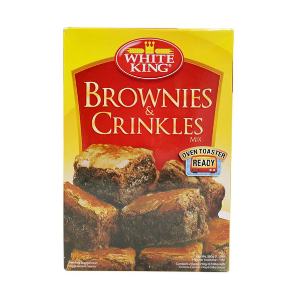 White King Brownies & Crinkles Mix 17.6oz