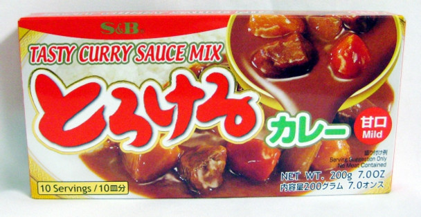 S&B Tasty Curry Japanese Curry Mix Mild 7oz