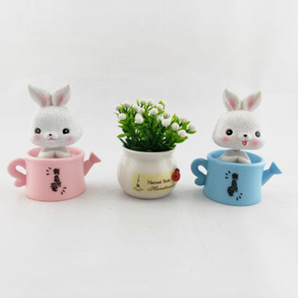 Bunny in a Cup Bobblehead