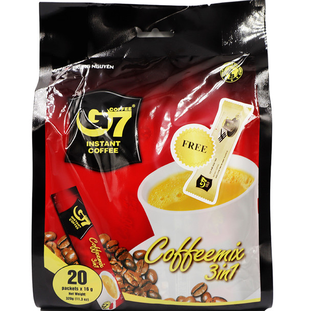 TRUNG NGUYEN G7 3-in-1 Instant Coffee 20 Sticks 11.3 OZ