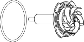 Sicce Syncra SDC 6.0 Rotor + Ceramic Shaft+ Oring