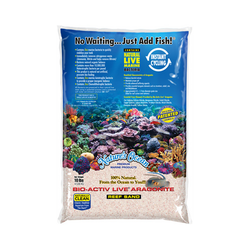 Natures Ocean BioActiv Live Sand - Samoa Pink 0.5-1.7mm 9.07kg