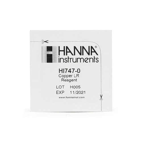 Hanna Reagents Copper Low RangeHI747-25
