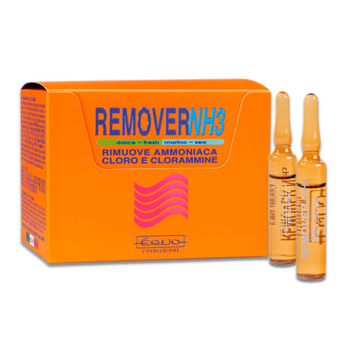 Equo Remove NH3 Eliminate Remove Ammonia, Chlorine and Chloramines 5ml x 24vials