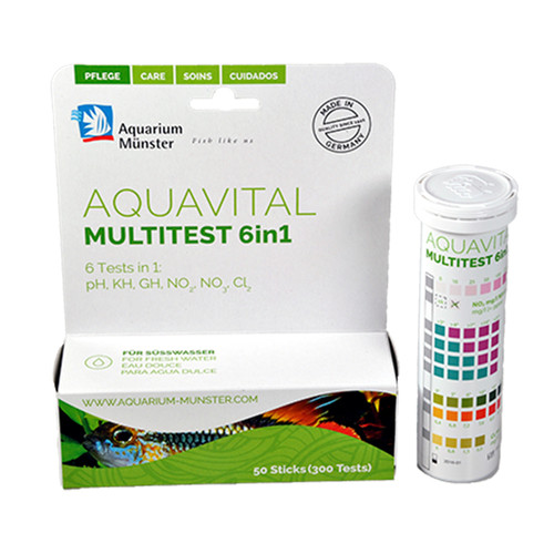 Aquarium Münster Aquavital Multitest 6 in 1 -50 Test