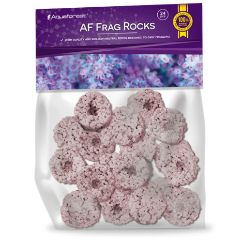 Aquaforest AF Frag Rocks Purple 24 pcs