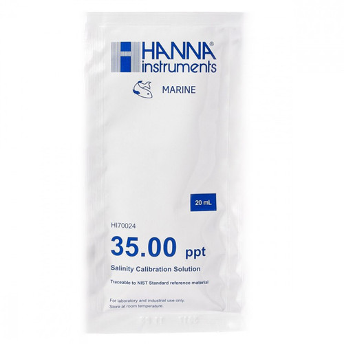 Hanna HI70024 35 ppt Salinity Calibration Solution 20ml