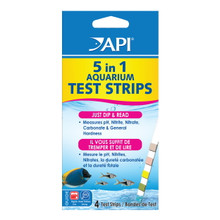 API 5 In 1 Aquarium Test Strips