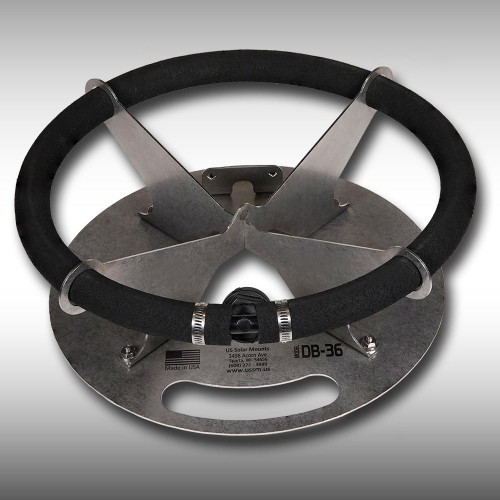 DB-36 high-efficiency fine-bubble pond and lake aeration diffuser with stainless steel base