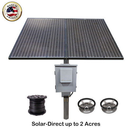 U.S. Solar Mounts SD-2 Solar Aerator -Dual Panels-
