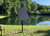 SD-1 Solar Direct Aerator installed at remote pond for off-grid solar pond aeration