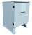 Close-up of US Solar Mounts aerator enclosure showing powder-coated ground mounting feet and high-quality fit and finish