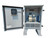 NOVAEOS AC-LA1 aerator cabinet interior with rocking piston compressor and controls