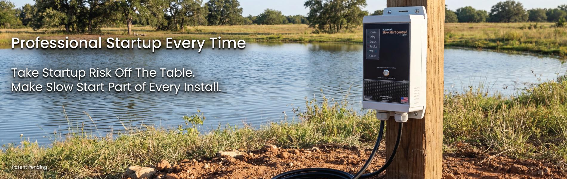Slow Start Controls for Pond and Lake Aeration Installers