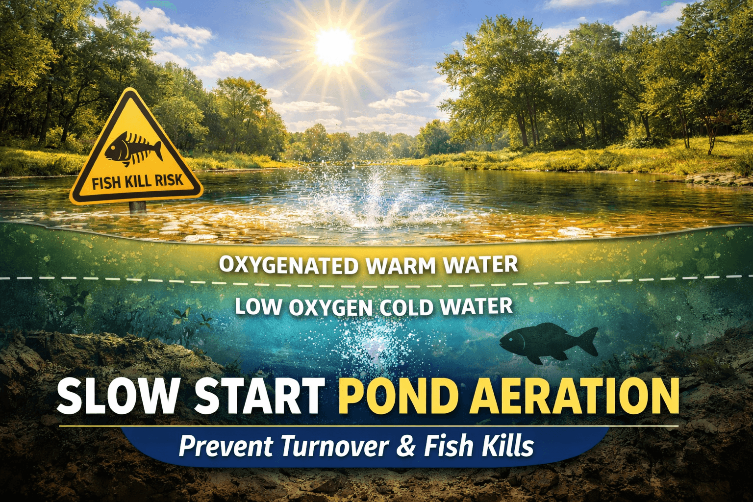 Slow-Starting Pond Aeration: Prevent Turnover & Fish Kills - US Solar ...