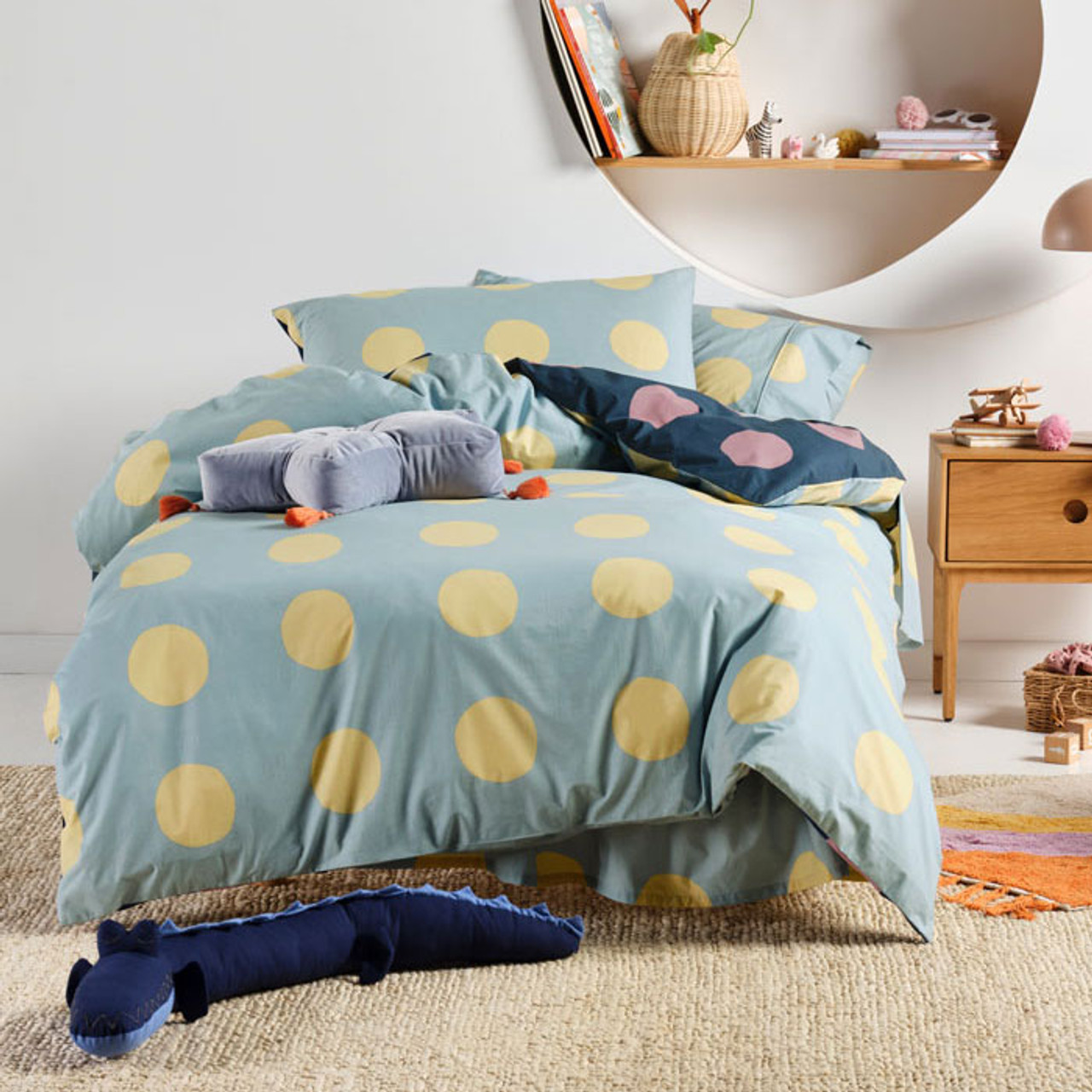 Fingerhut - Karin Maki Denim Duvet Cover - Twin XL