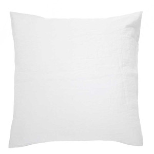 French Linen Pillowcase by Bambury|Ivory European French Linen Pillowcase by Bambury|Ivory European