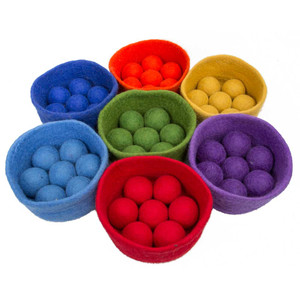 Rainbow Ball/Bowl Set by Papoose|Rainbow Rainbow Ball/Bowl Set by Papoose|Rainbow
