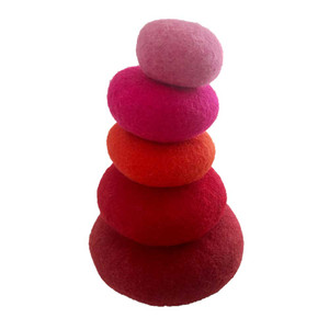 Red Stacking Set by Papoose|Red Red Stacking Set by Papoose|Red