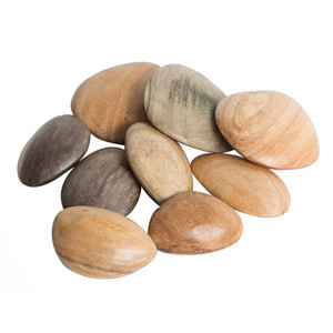 Wooden Pebbles 9 Piece set by Papoose Toys| Wooden Pebbles 9 Piece set by Papoose Toys|