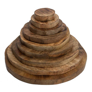 Stacking Pyramid 9 Piece Set by Papoose Toys| Stacking Pyramid 9 Piece Set by Papoose Toys|