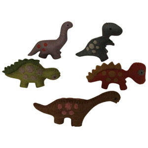 Dinosaurs Natural   5 pieceSet by Papoose Toys| Dinosaurs Natural   5 pieceSet by Papoose Toys|
