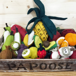 Crated Fruit Set by Papoose Toys Crated Fruit Set by Papoose Toys