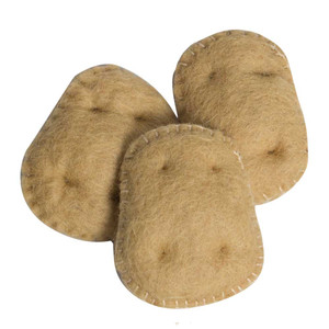 Potatoes/3pc Felt Food by Papoose Toys| Potatoes/3pc Felt Food by Papoose Toys|