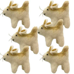 White Cats/6pc by Papoose Toys| White Cats/6pc by Papoose Toys|