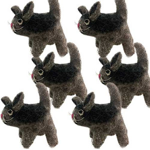 Grey Cats/6pc by Papoose Toys| Grey Cats/6pc by Papoose Toys|