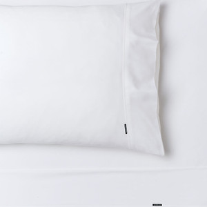 Nara Bamboo 400TC White Sheet Set by Linen House| Nara Bamboo 400TC White Sheet Set by Linen House|