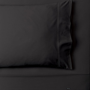 Nara Bamboo 400TC Charcoal Sheet Set by Linen House| Nara Bamboo 400TC Charcoal Sheet Set by Linen House|