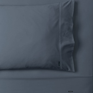 Nara Bamboo 400TC Bluestone Sheet Set by Linen House| Nara Bamboo 400TC Bluestone Sheet Set by Linen House|