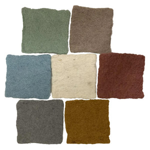 Earth Felt Squares 7 Piece Set by Papoose Toys Earth Felt Squares 7 Piece Set by Papoose Toys