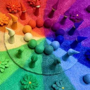 Goethe Colour Mat 50cm by Papoose Toys Goethe Colour Mat 50cm by Papoose Toys