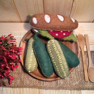 Half Cucumbers by Papoose Toys Half Cucumbers by Papoose Toys