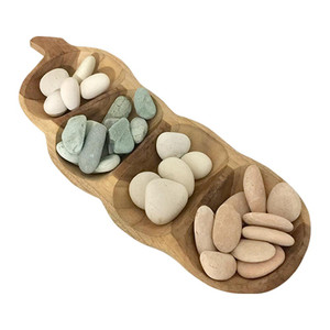 Tamarind Sorting Bowl with Pebbles by Papoose Toys Tamarind Sorting Bowl with Pebbles by Papoose Toys