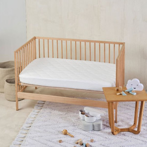 Kind Cotton Cot Mattress Protector | Linen House Kind Cotton Cot Mattress Protector | Linen House