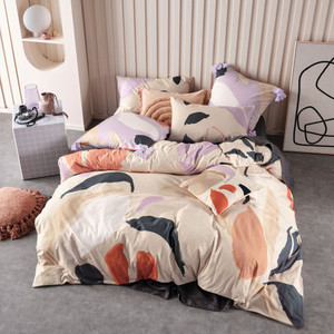 Della Ginger Quilt Cover Set | Linen House Della Ginger Quilt Cover Set | Linen House