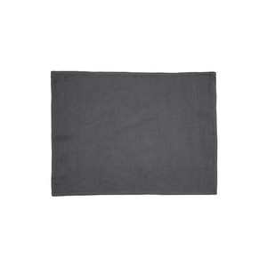French Linen Charcoal Placemat | Bambury French Linen Charcoal Placemat | Bambury