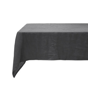French Linen Charcoal Tablecloth | Bambury French Linen Charcoal Tablecloth | Bambury