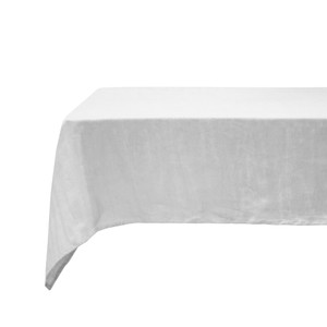 French Linen Silver Tablecloth | Bambury French Linen Silver Tablecloth | Bambury