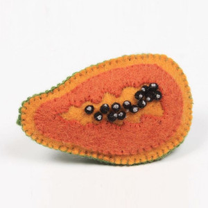 Papaya Half 2pc | Papoose Toys Papaya Half 2pc | Papoose Toys