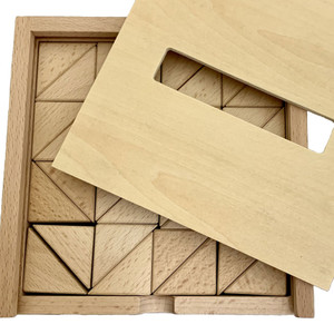 Large Wood Triangles 24pc  | Papoose Toys Large Wood Triangles 24pc  | Papoose Toys