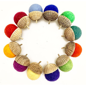 Goethe Acorns 12pc | Papoose Toys Goethe Acorns 12pc | Papoose Toys