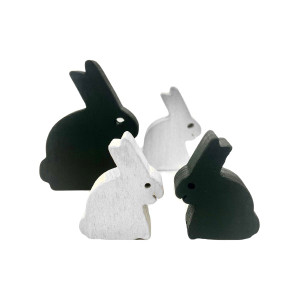 Achromatic Bunny Family Achromatic Bunny Family