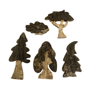 Woodland Bark Trees Papoose Toys Woodland Bark Trees Papoose Toys