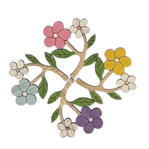 Wooden Frangipani Flowers Wooden Frangipani Flowers