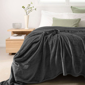 Ultraplush Blanket in Charcoal Ultraplush Blanket in Charcoal